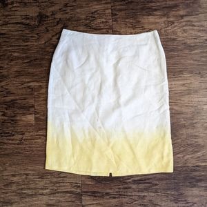 J. Crew Linen Ombre Skirt